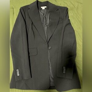 Black oversized blazer